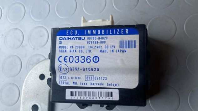 Centralina immobilizer Daihatsu Terios 1.5 benzina del 2008 (89780-B4020)