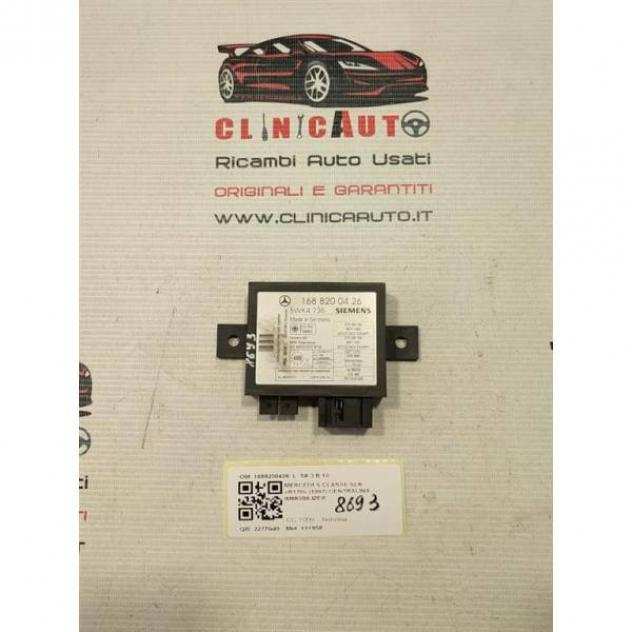 CENTRALINA IMMOBILIZER MERCEDES SLK Serie (W170) 1688200426 111958 benzina 1999 (9604)