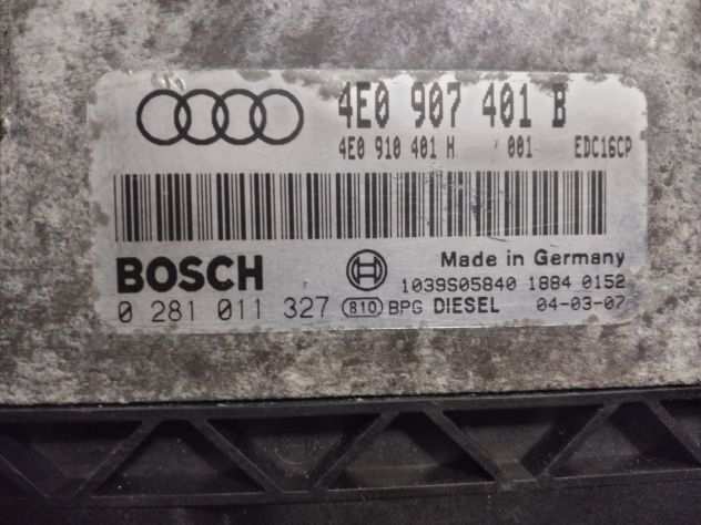 CENTRALINA MOTORE AUDI A8 (4E2, 4E8) 2002-2010 3.0TDI 4E0907401B 0281011327