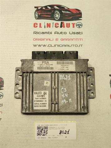 CENTRALINA MOTORE CITROEN C3 Serie 9662714880 9660388980 TU3AE5 benzina 1360 (0915)