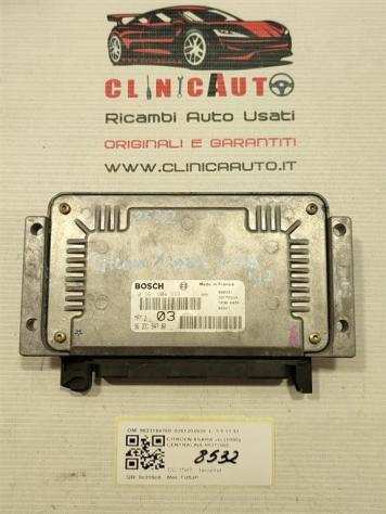 CENTRALINA MOTORE CITROEN Xsara Berlina 2deg Serie 9633184780 0261204939 TU5JP benzina 1587 (00)