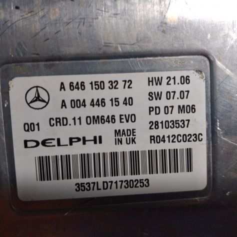Centralina motore Delphi, Mercedes, A 646 150 32 72, A6461503272, A 004 446 15 4