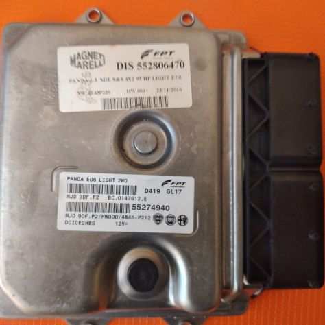 CENTRALINA MOTORE FIAT PANDA 1300 MTJET EU MJD 9DF P2 55274940