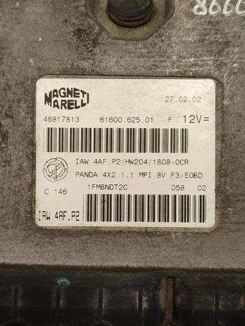 CENTRALINA MOTORE FIAT Panda 1deg Serie IAW4AF.P2 46817813 176B2000 benzina 1108 (8003)