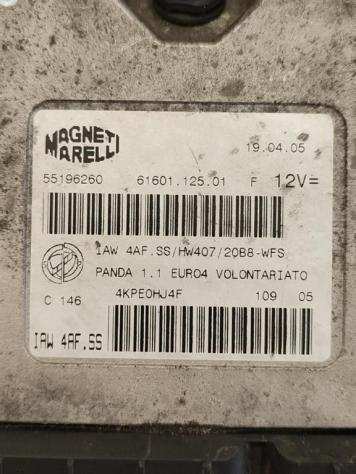 CENTRALINA MOTORE FIAT Panda 2deg Serie 55196260 IAW4AFSS 187A1000 benzina 1108 (0310)