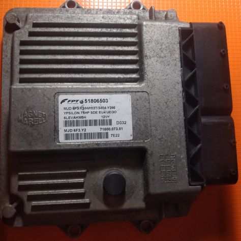 CENTRALINA MOTORE LANCIA YPSILON 2 (843) 2003-2011 1.3MJT 51806503 MJD6F3.Y2