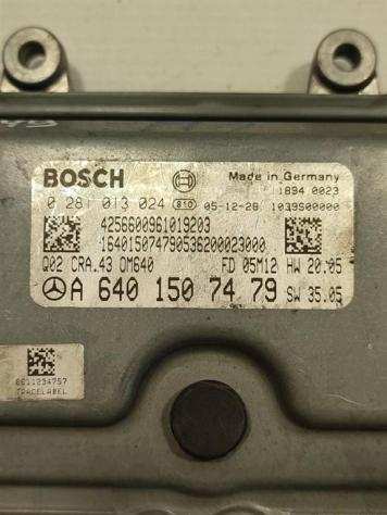 CENTRALINA MOTORE MERCEDES Classe A W169 3deg Serie A6401507479 0281013024 640940 diesel 1991 (0408)