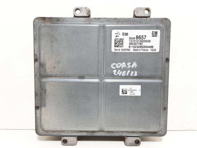 CENTRALINA MOTORE OPEL Corsa E 3deg Serie 55498657 B 13 DTC, B 13 DTN Diesel 1300 (15)