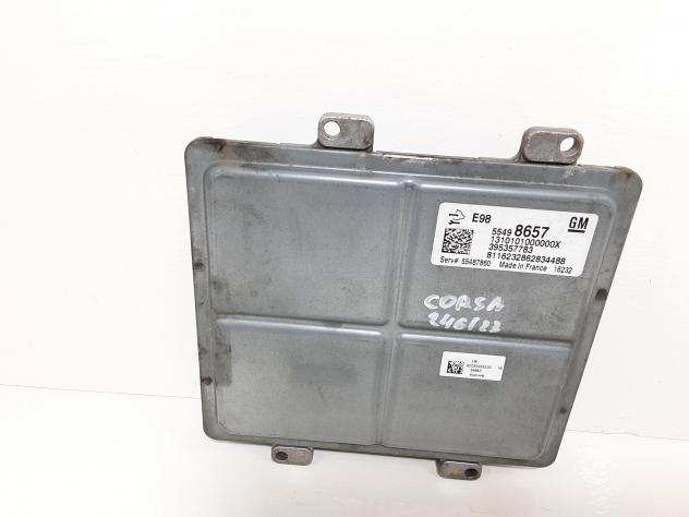 CENTRALINA MOTORE OPEL Corsa E 3deg Serie 55498657 B 13 DTC, B 13 DTN Diesel 1300 (15)