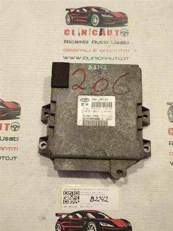 CENTRALINA MOTORE PEUGEOT 206 1deg Serie 9639907880 IAW1AP81 TU1JP benzina 1124 (9803)