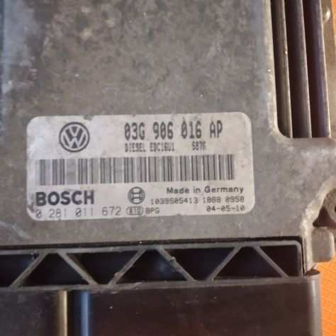 Centralina motore Volkswagen Golf 5 2.0 TDI (BKD) codice 0281011672