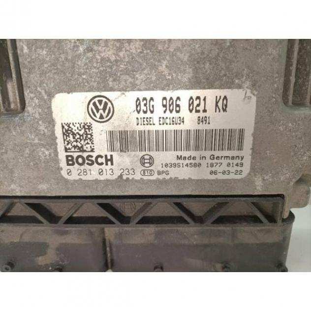 CENTRALINA MOTORE VOLKSWAGEN Golf 5 Plus 03G906021KQ0281013233 BXE diesel 1896 (0413)