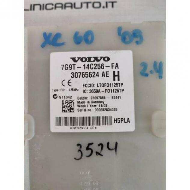 CENTRALINA SAM VOLVO XC60 1Acircdeg Serie 7G9T-14C256-FA D5244T16 diesel 2400 (08)