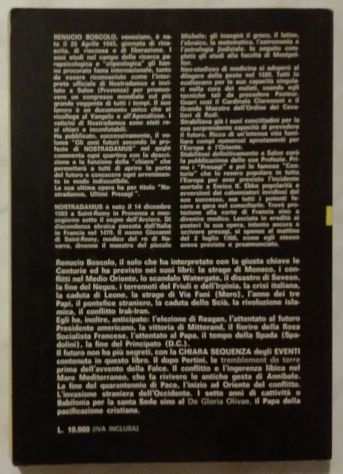 Centurie e presagi di Nostradamus di Renuccio Boscolo Edaggiornata M.E.B.1981