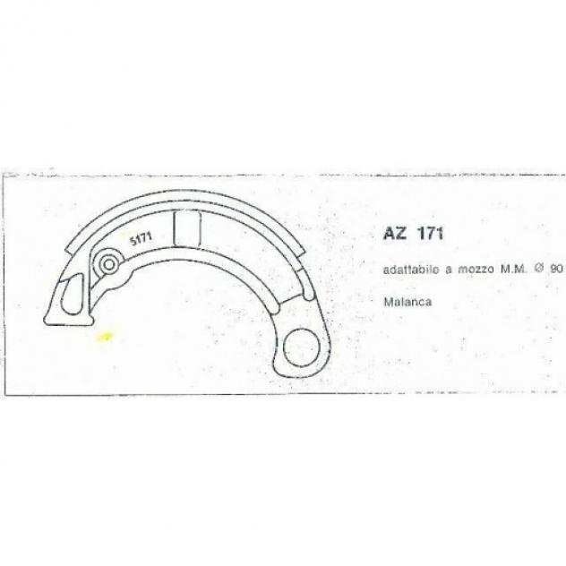 Ceppi freno FORMA AZ 171 Malanca