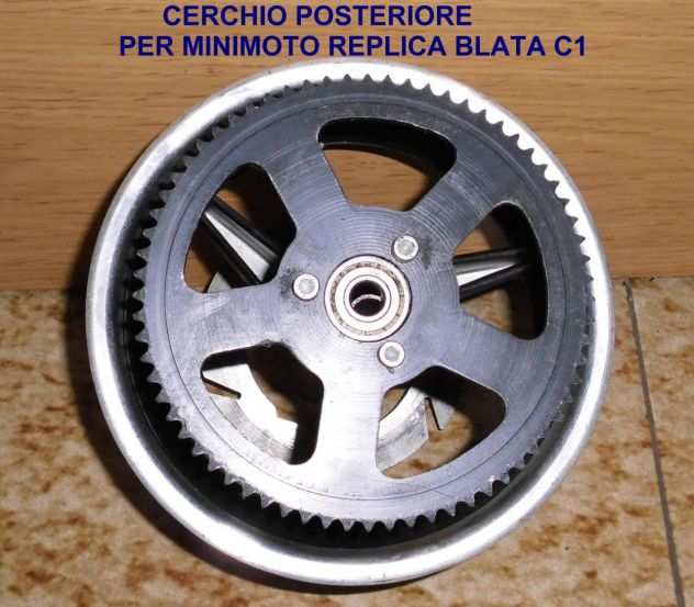 cerchio posteriore per minimoto replica blata c1