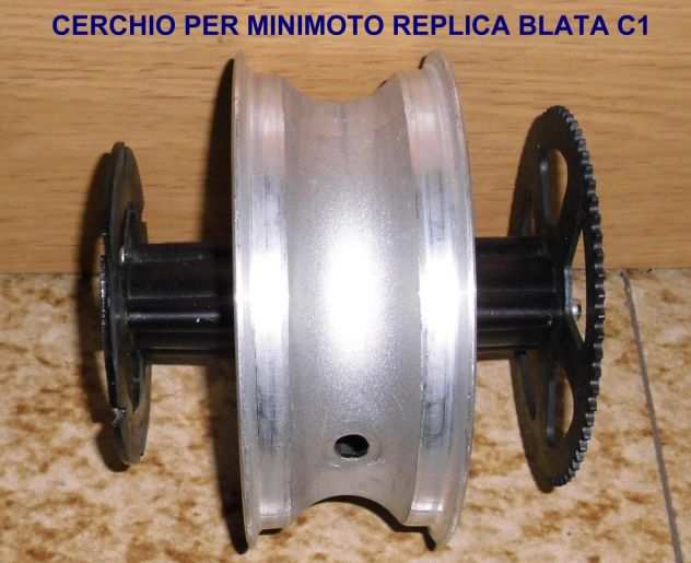 cerchio posteriore per minimoto replica blata c1