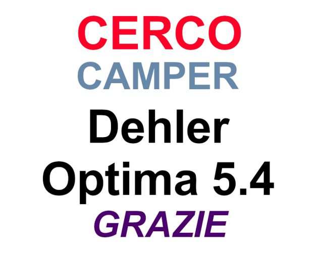 Cerco Camper Dehler Optima 5.4 Volkswagen T4