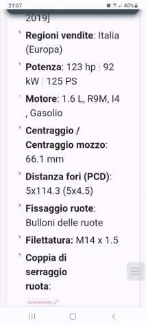 CERCO Cerchi in lega R.17 Renault Trafic Fiat Talento