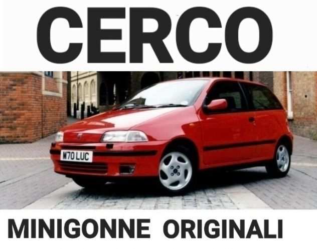 CERCO Minigonne sottoporta originali Fiat Punto GT Sporting Cabrio Mk1