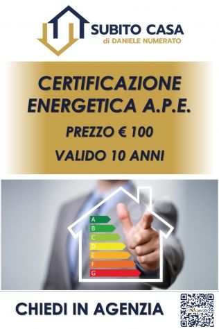 CERTIFICAZIONE ATTESTATO PRESTAZIONE ENERGETICA APE - SUBITO CASA