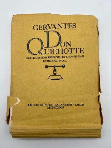Cervantes  Reneacute Georges Hermann-Paul - Don Quichotte. Suite des bois - 1932