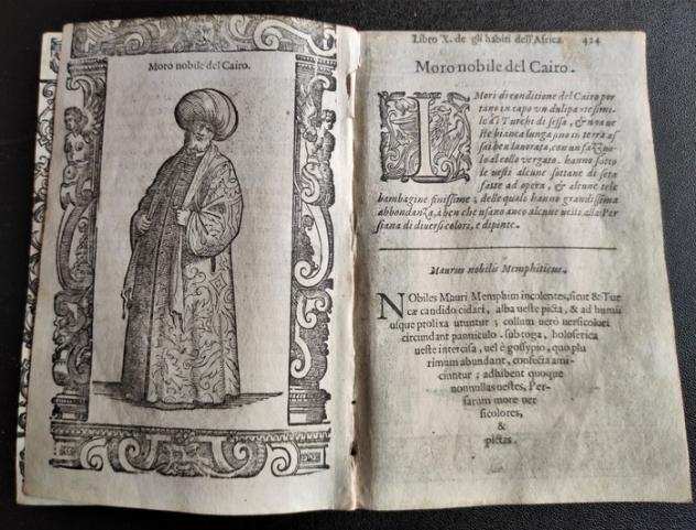 Cesare Vecellio - Seven sheets from quotHabiti antichi e moderni di tutto il mondoquot Africa - 1598