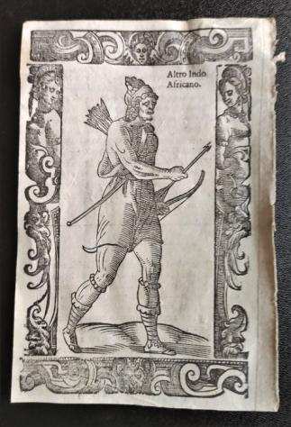 Cesare Vecellio - Seven sheets from quotHabiti antichi e moderni di tutto il mondoquot Africa - 1598