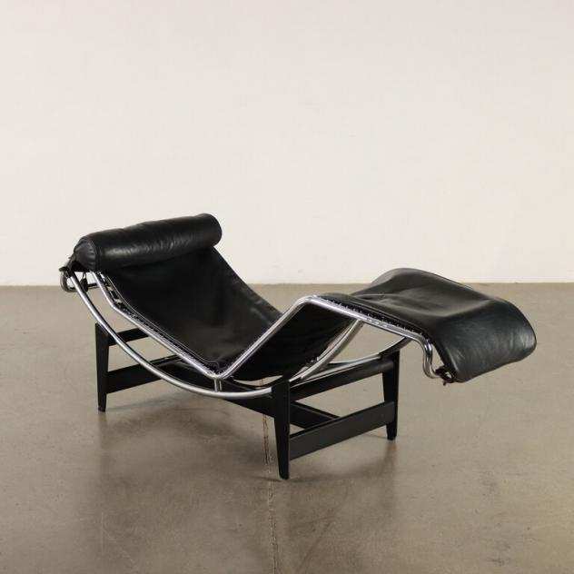 Chaise longue lc4 le corbusier per cassina anni 80