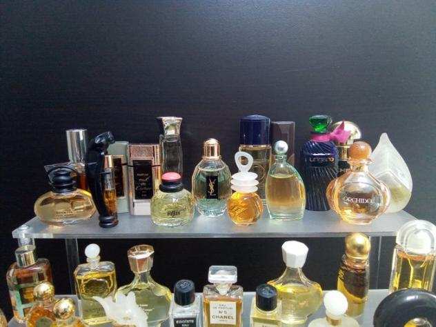 Chanel, Nina Ricci, Givenchy, Yves Saint Laurent, Jean Depres, Christian Dior, Hermes etc - Eau de toilette, eau de parfum miniature rare da collezion