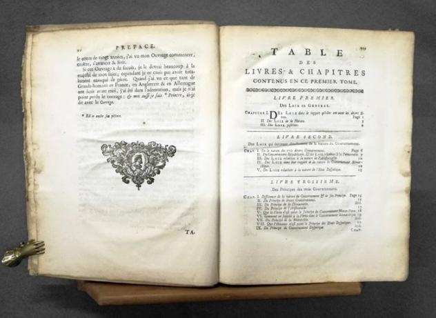 Charles-Louis de Secondat Montesquieu - De lrsquoesprit des loix, ou du rapport que les loix doivent avoir avec la constitution ... - 1796