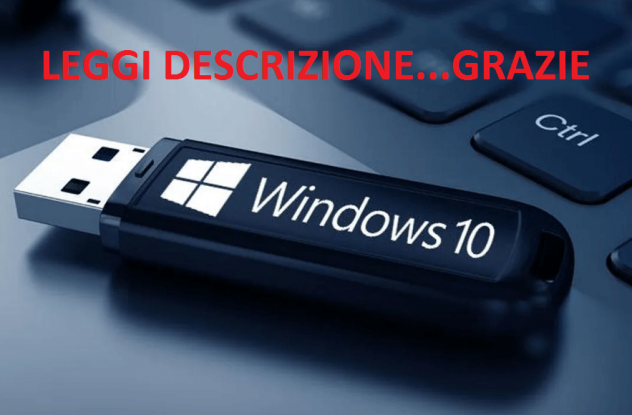 Chiavetta Pen drive Pendrive Pennetta USB Formattazione Ripristino Windows 10 64