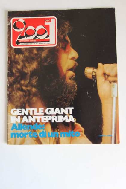 CIAO 2001 rivista musica rock progressive numeri annata 1973 entra scegli