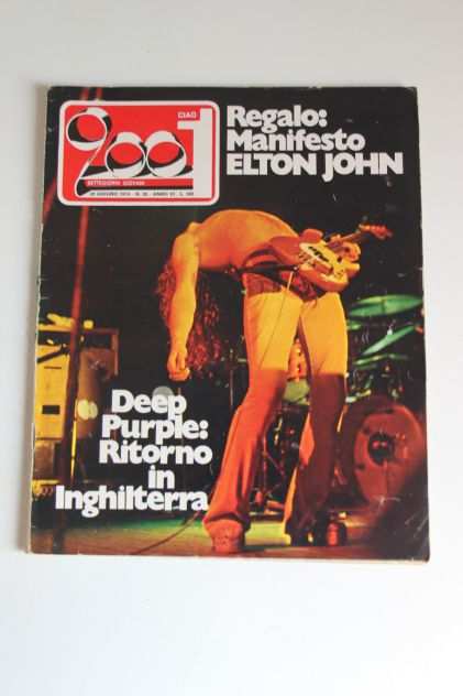 CIAO 2001 rivista musica rock progressive numeri annata 1974 entra scegli