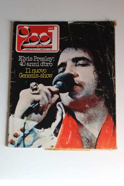 CIAO 2001 rivista musica rock progressive numeri annata 1975 entra scegli