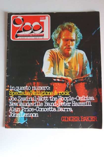 CIAO 2001 rivista musica rock progressive numeri annata 1975 entra scegli