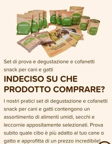 Cibo sano e naturale per cani e gatti direttamente a casa tua