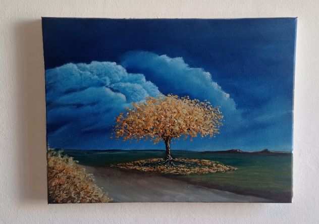 Cinque dipinti serie Tree of Life