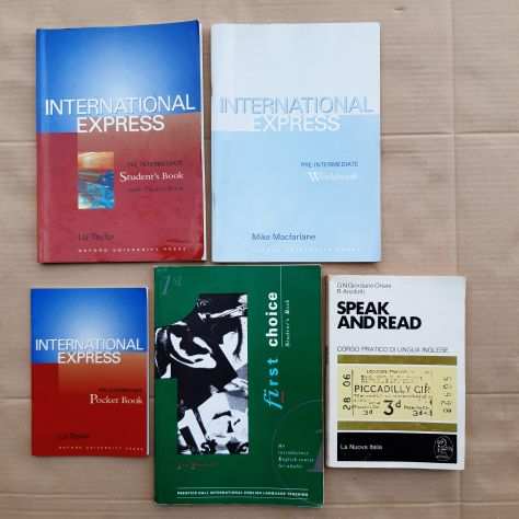 Cinque libri per corso di lingua inglese