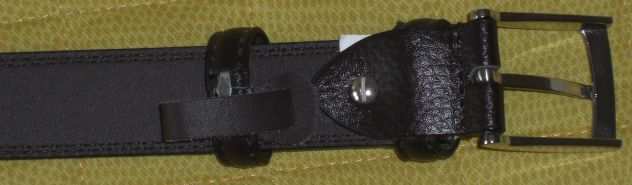 Cintura uomo OVS 100105 nuova, colore marrone scuro.