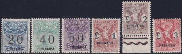 Cirenaica italiana - 1924 Segnatasse x Vaglia Serie Completa Sass S.31 MNH Spl
