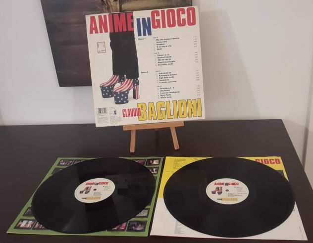 CLAUDIO BAGLIONI, ANIME IN GIOCO, DOPPIO LP VINILE, COLUMBIA (Italy) 1997.