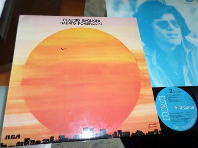 CLAUDIO BAGLIONI - Sabato Pomeriggio - LP  33 giri 1deg Stampa 1975 RCA Italy