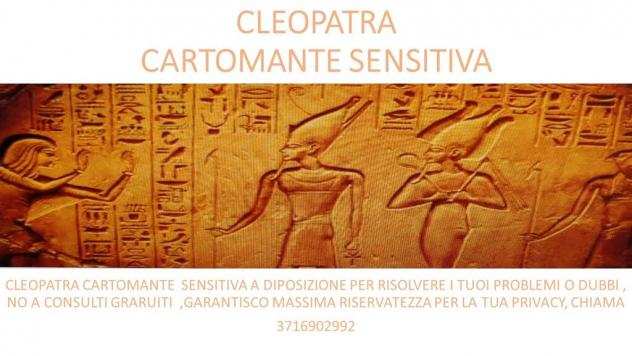 cleopatra cartomante sensitiva servizio anche a do retribuzione desiderata20 euro