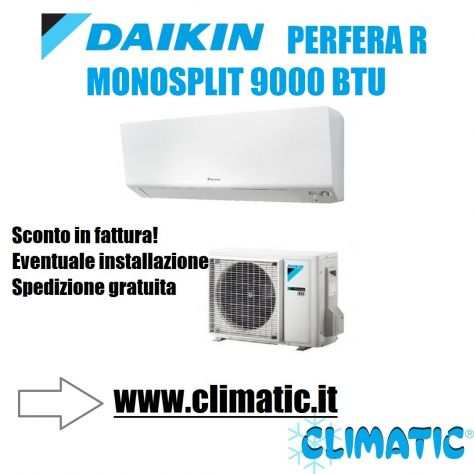 Climatizzatore Daikin Perfera 9000 BTU
