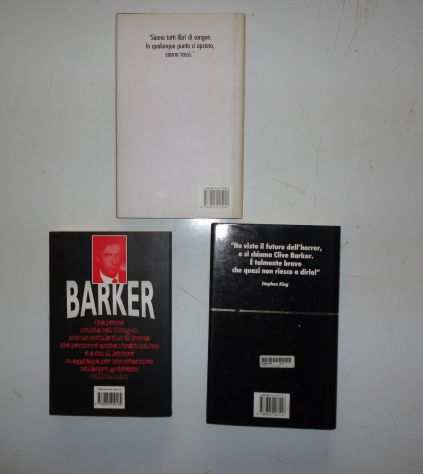 Clive Barker Libri di sangue 1 a 3 - SONZOGNO