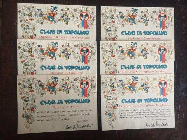 Club di Topolino - Stemmi, diplomi e spille del fan club ufficiale di Topolino - Prima edizione - (19661968)