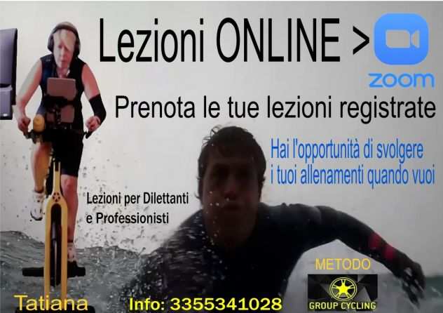 Coach Indoor Cycling Tatiana Baleva Black Level Lezioni Online LiveRegistrate