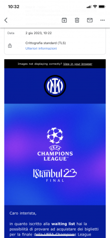 Codice finale champions league