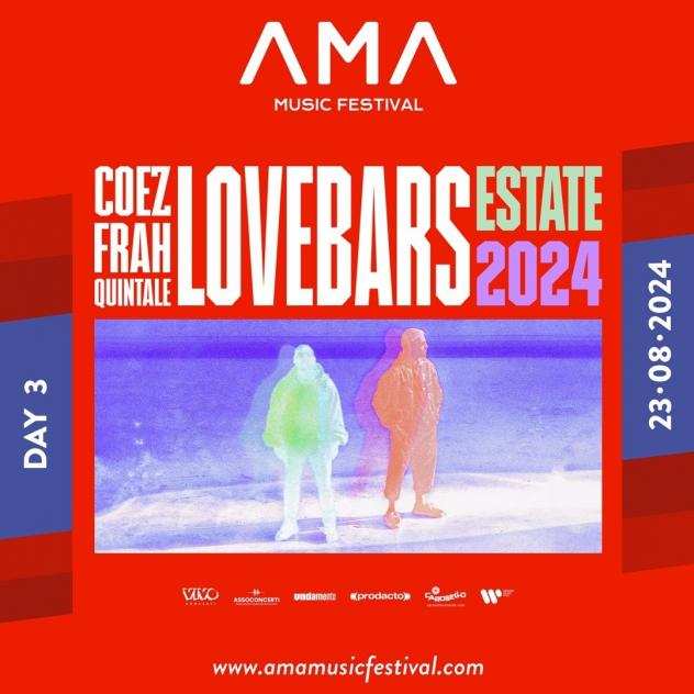 Coez amp Frah Quintale - AMA Festival 2024 - il 23 agosto 2024 - partenza da CITTADELLA